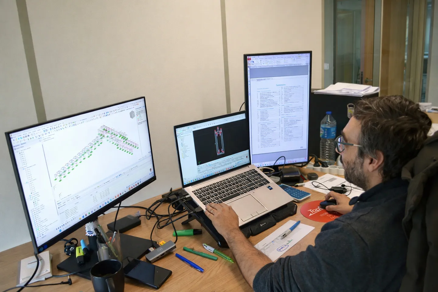 Calculs au bureau d'études