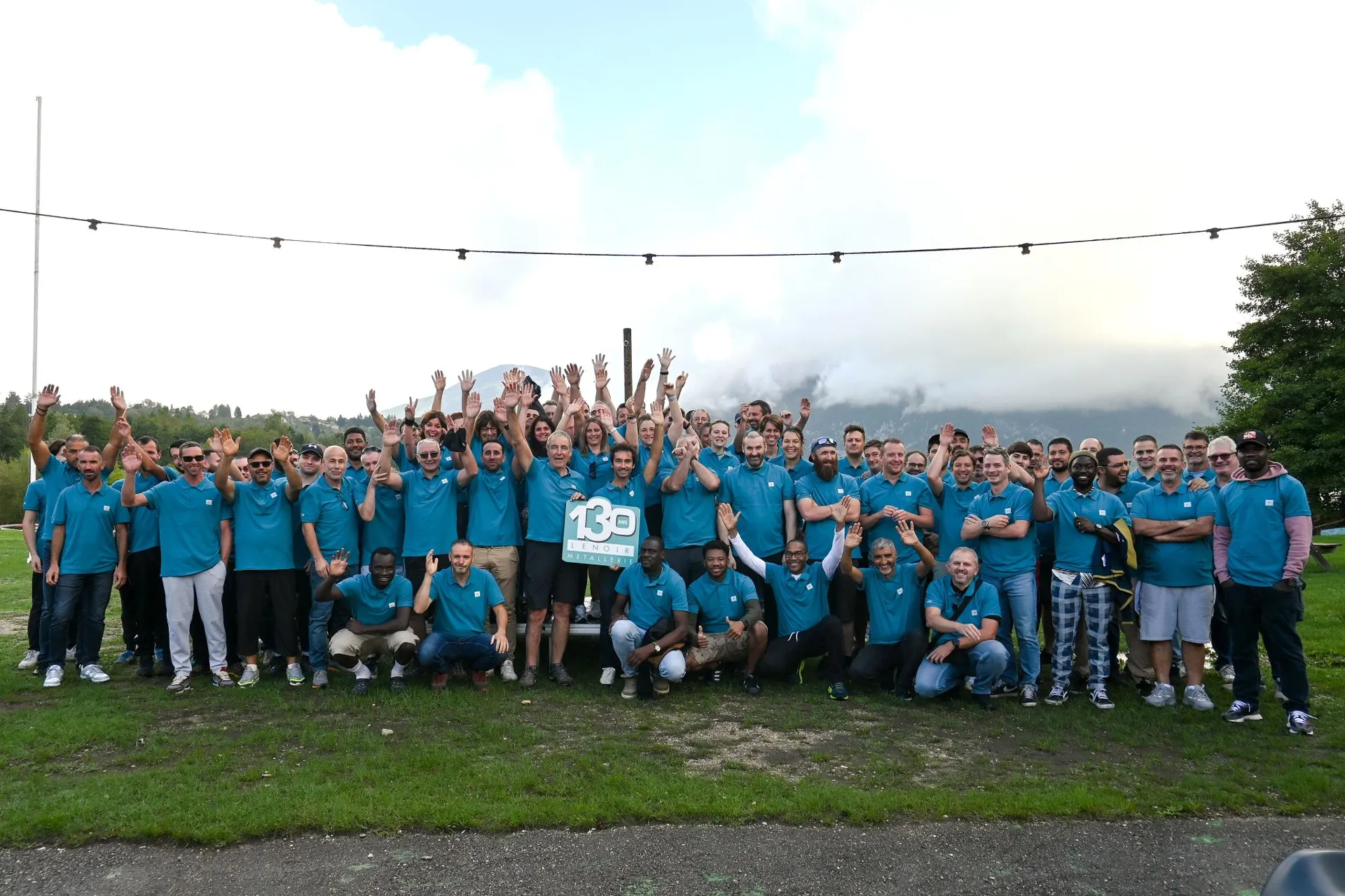 Équipe Lenoir Metallerie au séminaire des 130 ans