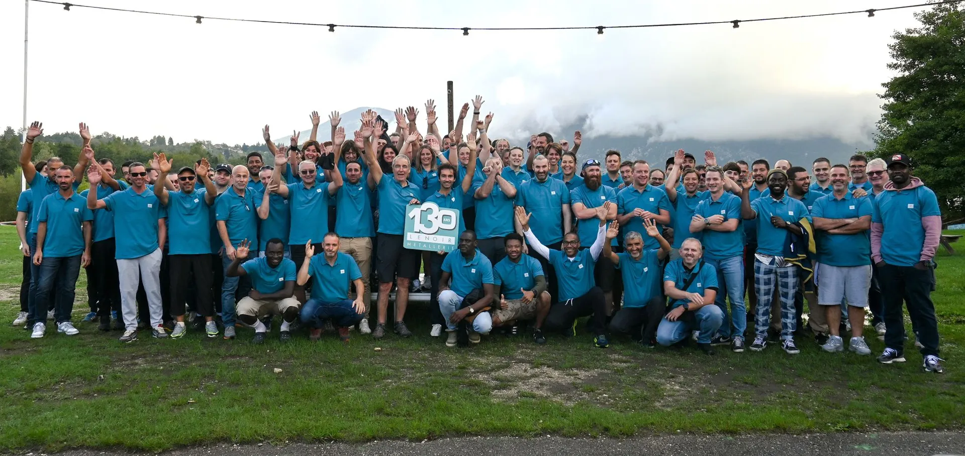 Équipe Lenoir Metallerie au séminaire des 130 ans