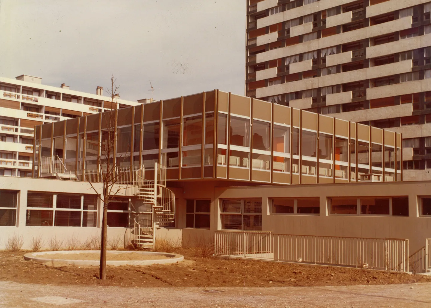 Menuiserie aluminium en 1980